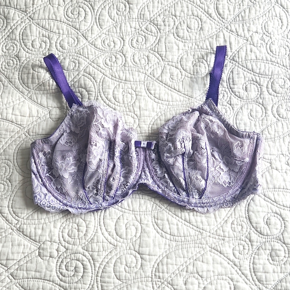 Adore Me Lilac lace Bra 38DDD
